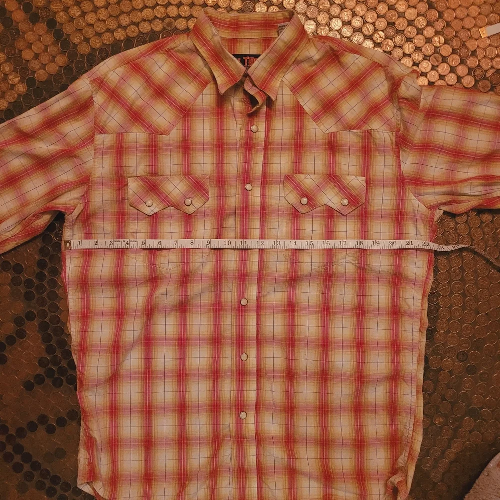 Large Cow boy button up shirt. - Picture 3 of 7